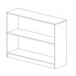 Credenza Open Shelves